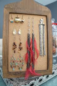 cork board jewelry organizer diy diy