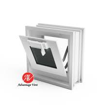 Glass Block Ventilation Window 190x190x80mm