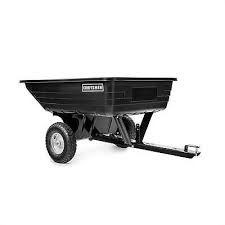 black sears craftsman poly tow cart