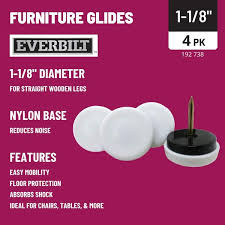 Furniture Glides With Nylon Base