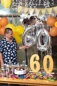 latin man celebrating his 60th birthday