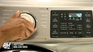 Your dryer will typically start with a push of a button. Samsung Front Load Dryer Dv42h5200 Overview Youtube