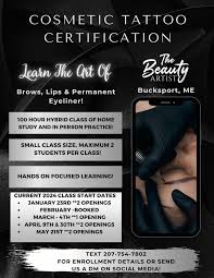 100 hour cosmetic tattoo certification