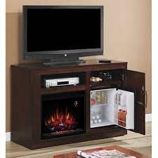 Twin Star Console Fireplace With Built