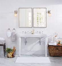 double sink pedestal vs single sink vanity