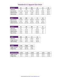 1 American Apparel Size Chart Templates Free Templates In