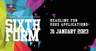 sixth form application deadline st
