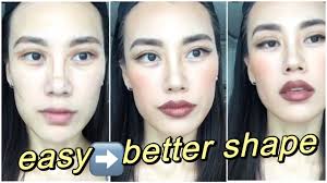 contouring lines make the face shape