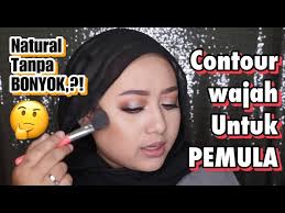 cara contour highlight muka untuk