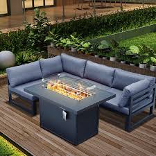 Outdoor Patio Sectional Set Furniture