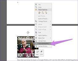 all pictures of same size in microsoft word