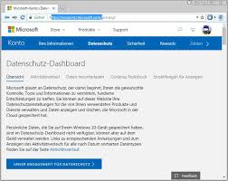 Microsoft Datenschutz Dashboard Was Weiß Ms über Mich Borns It
