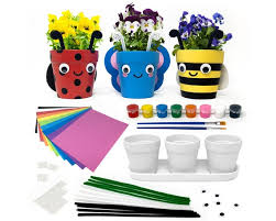 Paint Your Own Flower Pot Kit Diy