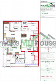 Buy 40x50 House Plan 40 By 50 Front