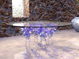Deepsea Anemone Table Glass Sculpture