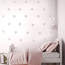 Light Grey Star Wall Stickers Shape
