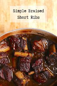 simple braised short ribs the hungry