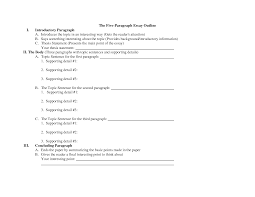 Basic Literature Essay Structure br    