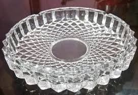 Beautiful Round Shape Glass Tray Plate
