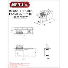 bull bbq fully embled 8 ft outdoor