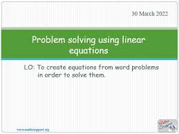 Maths Igcse C2 32 Problem Solving Using