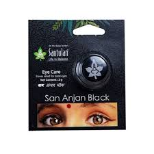 It is good and doesn't irritate your eyes. Santulan San Anjan Eye Kajal Black Box Rs 150 2gm Himani Health Care Id 22594820033