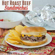 hot roast beef sandwiches real mom