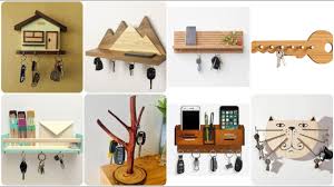 diy wooden key holder ideas wood