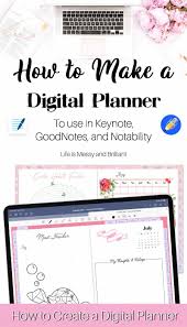 how to make a digital planner in keynote