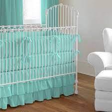 teal crib bedding