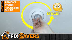 How to Remove a STUCK Recessed Light Bulb - YouTube