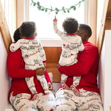 holiday matching family pajamas made
