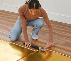 fan fold in the flooring underlayment