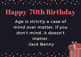 what to write in a 70th birthday card