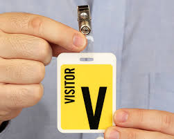 Visitor Badges Reusable Badges
