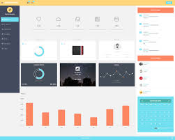 responsive html5 bootstrap admin template