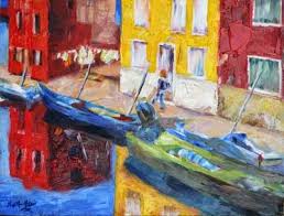 Oil Painting By Niki Gulley From Burano
