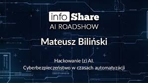 Strona internetowa przedsięwzięcia niebezpiecznik informująca m.in. Infoshare Ai Roadshow 2018 Mateusz Bilinski Niebezpiecznik Hack