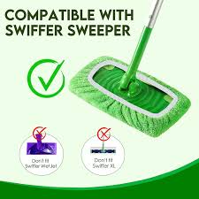 swiffer reusable mop pads cleaning