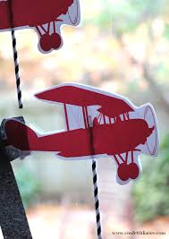Free collection of 20 cutouts for cgis. Free Printable Airplane Craft One Simple Party