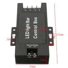 Details About Led Light Bar Battery Control Box With Remote Flash Strobe Controller 7 Modes Yi