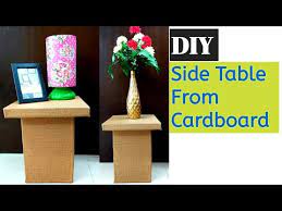 Cardboard Diy Table Craft