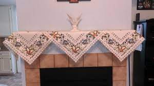 Fireplace Mantel Scarf With Multi Color