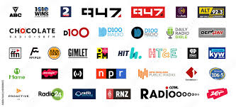radio stations logos of famous radio