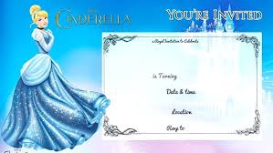 Cinderella Birthday Invitations Strassenkreuzer Org