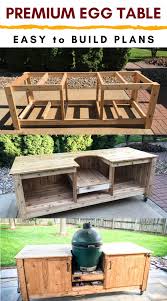 All woodworking plans are step by step, and include table plans, bed plans, desk plans and bookshelf plans. Build Your Own Big Green Egg Table Seared And Smoked