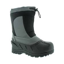 Infant Itasca Cerebus Snow Boot Size 7 M Black Nylon