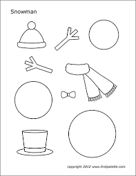 Check out all of our free winter coloring pages at allkidsnetwork.com. Snowman Free Printable Templates Coloring Pages Firstpalette Com