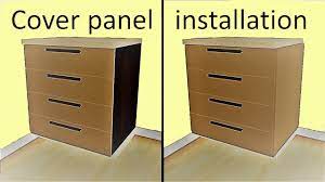install kitchen cabinet cover panel