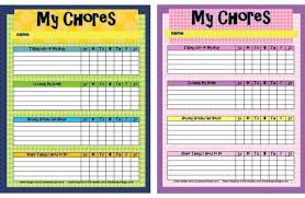 Children S Chore Chart Template Lamasa Jasonkellyphoto Co